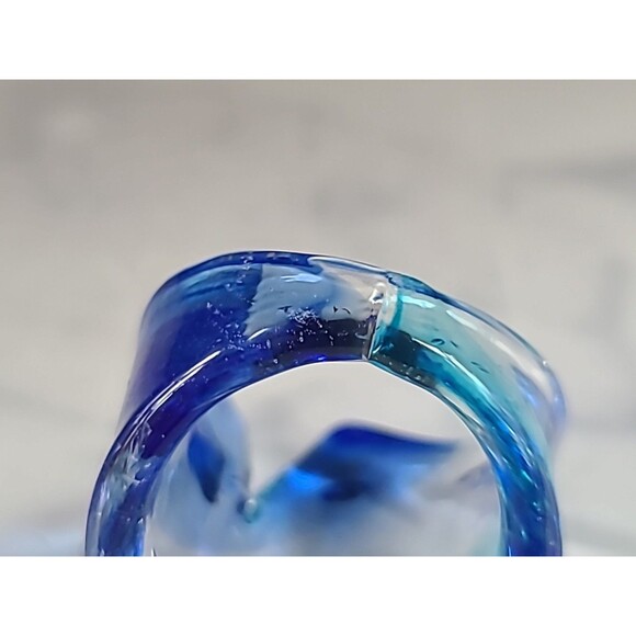 Artisan Made Glass Ring SIZE US 7 - Picture 7 of 10
